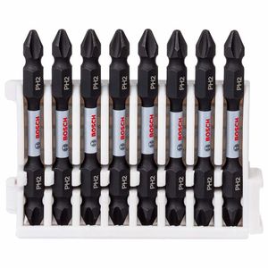 Ponta Dupla para parafusar Bosch Phillips PH2-PH2 65mm Impact Control com 8 unidades