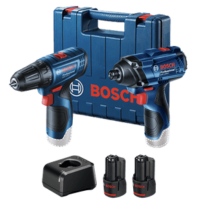 Kit Bosch Parafusadeira GSR 120-LI e Chave de Impacto GDR 120-LI, 12V