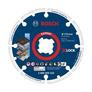 Disco Diamantado Bosch para Metal X-Lock 115mm