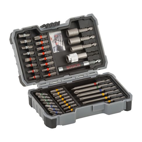 Kit de pontas e soquetes Bosch Extra Hard com 43 peças