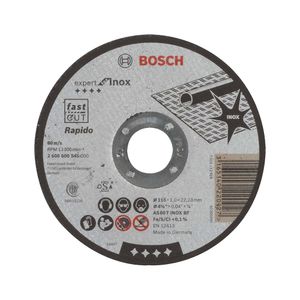 Disco de Corte Bosch Expert for Inox, centro reto