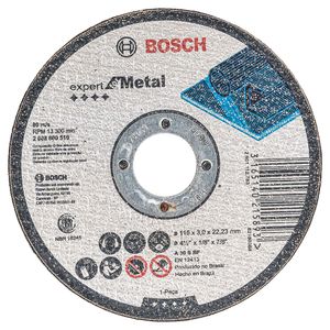 Disco de Corte Bosch Expert for Metal, centro reto