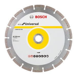 Disco diamantado segmentado Bosch ECO For Universal, 10 peças