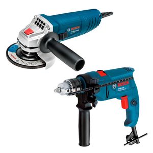 Combo Bosch Furadeira GSB 550 + Esmerilhadeira GWS 850 220V