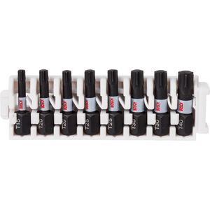 Jogo de pontas Bosch Impact Control Torx 25mm com 8 peças