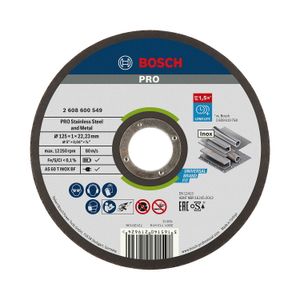 Disco de Corte Bosch Expert for Inox Centro Reto