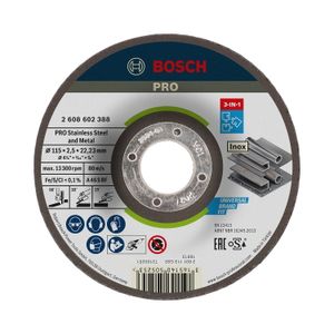 Disco Abrasivo 3-em-1 Bosch Expert 115x2,5mm