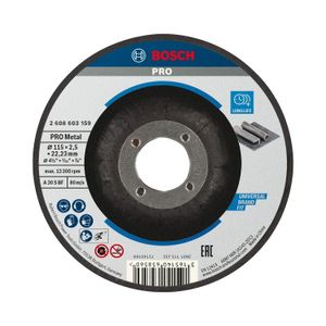 Disco de Corte Bosch Standard for Metal 115x2,5mm Deprimido
