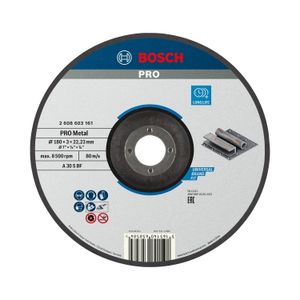 Disco de Corte Bosch Standard for Metal 180x3mm Deprimido