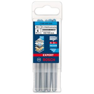 Broca Bosch EXPERT CYL-9 Multiconstruction Ø 6x60x100mm 10pçs