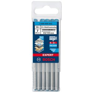 Broca Bosch EXPERT CYL-9 Multiconstruction Ø 7x60x100mm 10pçs