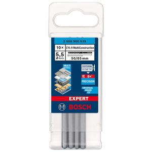 Broca Bosch EXPERT CYL-9 Multiconstruction Ø 5,5x50x85mm 10pçs