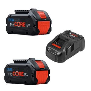 Starter Kit ProCORE Bosch 2 baterias 18V 8,0Ah+GAL 1880