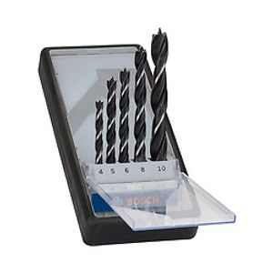 Jogo de brocas para madeira Bosch 3 Pontas 4-10mm 5 peças