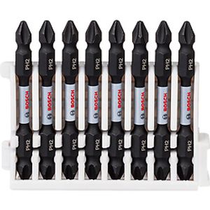 Ponta Dupla para parafusar Bosch Phillips PH2-PH2 65mm Impact Control com 8 unidades