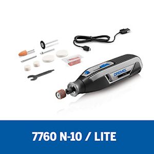 Dremel Lite Micro Retífica a Bateria de Lítio 4VMax, 10 acc