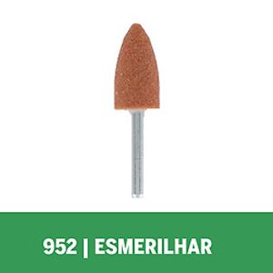 Dremel Pedra Oval Ponta Grossa de Esmerilhar 9,5mm (952)