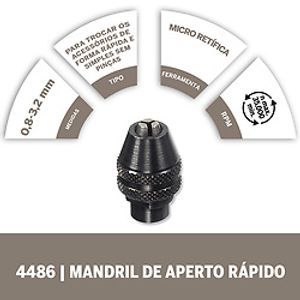 Dremel Mandril De Aperto Rápido (Modelo 4486)