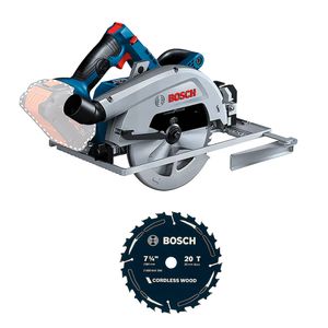 Serra Circular Bosch GKS 18V-68 GC Brushless 1800W Disco Sem bateria