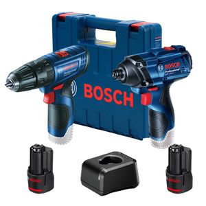 Kit Bosch Furadeira GSB120-LI + Chave Impacto GDR120-LI 12V